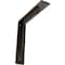 Ekena Millwork Stockport Steel Bracket, Antiqued Pale Gold 2"W x 10"D x 10"H BKTM02X10X10STAPG - alternate 1